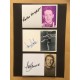 Signed card by GORDON HUGHES the NEWCASTLE UNITED footballer.